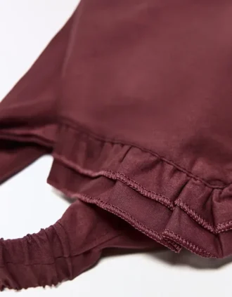 Kožešinová bandana s volánky
