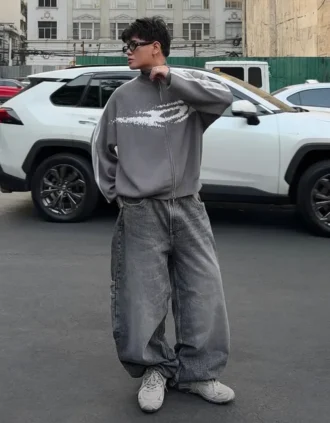 Mega Baggy Jeans – džíny