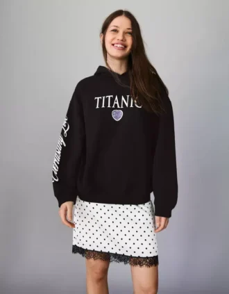 Mikina s kapucí a potiskem Titanic