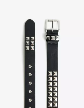 Opasek z Faux Leather s cvočky – Doplňky