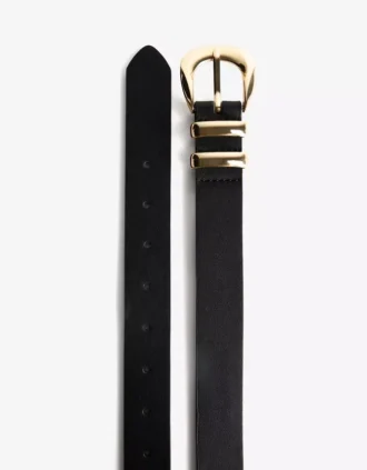 Opasek z Faux Leather s přezkou – Doplňky