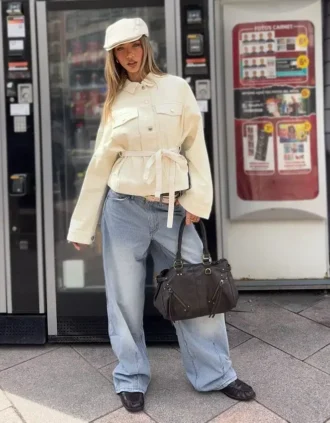 Oversize džínová bunda – Bundy a trenčkoty