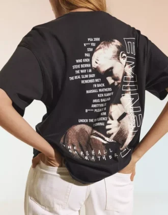 Oversize tričko s krátkým rukávem a potiskem Eminem